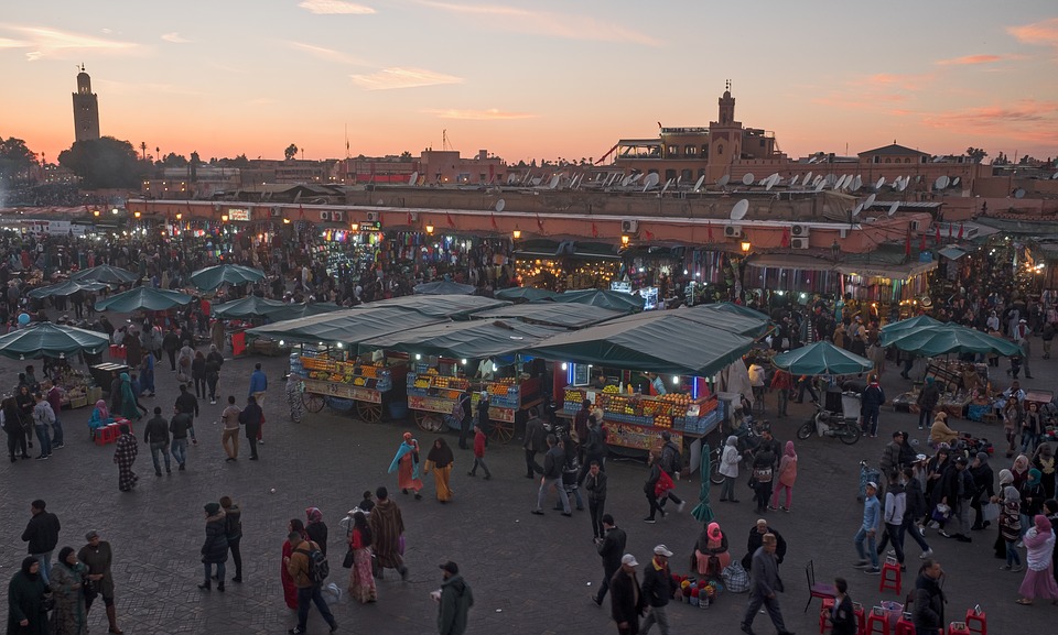 Marrakech crowds
